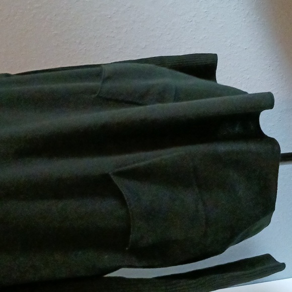 NWOT Denim & Co.V-Neck Drop-Shoulder Long-Sleeve Pocketed Tunic - Size XS - Picture 5 of 7